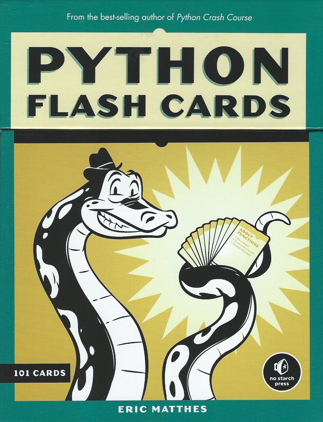 Python Flash Cards Front Cover